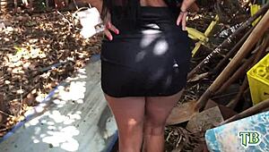 omg, he took that married brazilian to the woods and smashed her tight ass!! 😱