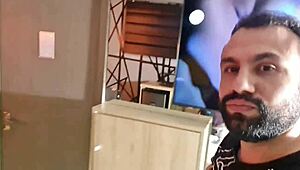 Blonde Married Slut Goes Wild Backstage with Camera Off