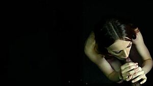 damn, jilian swallows ten cumshots at wild gloryhole!