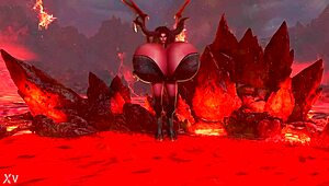 Happy Halloween From Maggie Showing Off Huge Big Tits in Festive Style