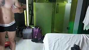 Blonde Married Slut Goes Wild Backstage with Camera Off