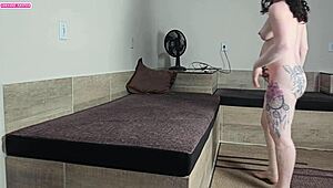 Pregnant Slut Shows Off Online While Cuckold Husband Prepares to Fuck Her!