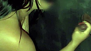 Wife sneaks to glory hole for stranger action