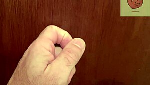 stepmom walked in on her stepson jerking off using her panties.