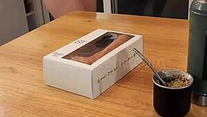 the ebony woman with big ass and saggy tits seduces the monster cock for a hard fuck, gagging and ball licking