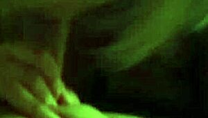 Blonde beauty shares smoke with partner in steamy moment