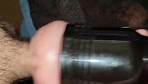 Fleshlight Session Turns Into a Wild Cum Explosion