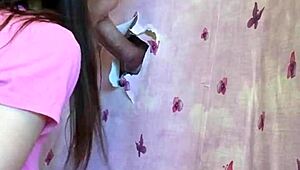 Incredible, Our First Homemade Gloryhole Blowjob Caught on Cam!