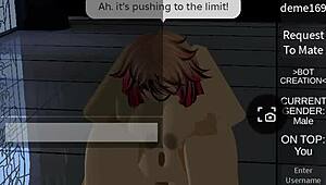 deme169 banging spatz mcallister doggystyle in roblox, hell yea