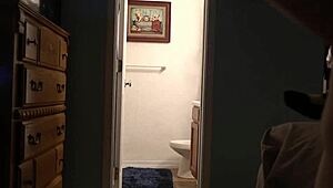 I-I ride my skinny teen girlfriend's cock in doggystyle cheating