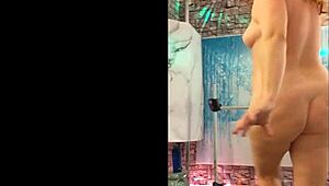 Hotwife Steffi Blue Dances Nude Showing Off Her Big Pussy Lips