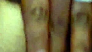 hey, have you seen this ebony wife pleasing her ass with toys in a wild solo session?