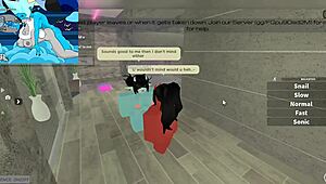 The demon encountered a huge futa in an unexpected encounter