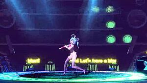 Hatsune Miku's big tits bounce in her revealing bunny costume – or is it nude?