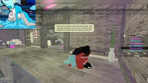 The demon encountered a huge futa in an unexpected encounter