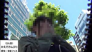 Cewek Jepang Ngasih Blowjob Panas dan Dapat Facial di Aksi Penuh