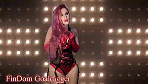 i become a slutty bimbo girl in cosplay crossdressing with rabbit toy fucking