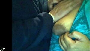 the mature latina woman, a chichona type, engaged in intimate acts with various partners including black and indian men.