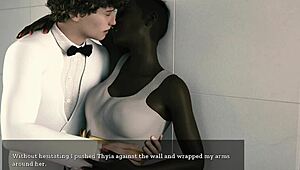 Alien girl with big tits craves white cock in Tales from the Unending Void 48. She gets creampied in wild blowbang.