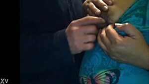 the mature latina woman, a chichona type, engaged in intimate acts with various partners including black and indian men.