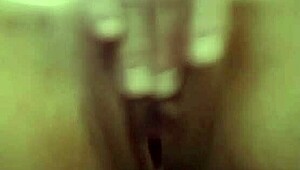 Skinny Prostitute Masturbating Her Wet Pussy On The Street