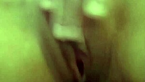 Skinny Prostitute Masturbating Her Wet Pussy On The Street