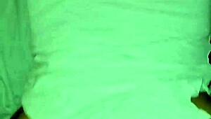 feeling the intense double penetration in doggystyle