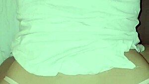 feeling the intense double penetration in doggystyle