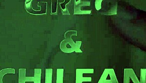 feeling the intense double penetration in doggystyle