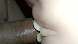 i'm loving candy trying new positions, creampie dripping from her.