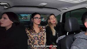 Hej, srečni Uber voznik, kako uspevaš jebati tri punce v rit na enem vožnji?