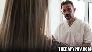 jenny wild gets her pussy ready for erik everhard's hardcore action