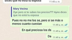 doña mary got aroused and sent me her nude photos