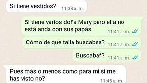 doña mary got aroused and sent me her nude photos