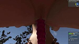 Caroline explores her fantasies in the rental cabin, part seven