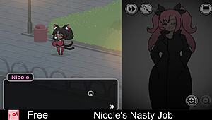 Nicole's nasty job turns intensely erotic