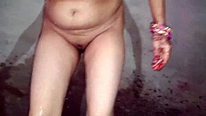 Indian Desi Village Bhabhi Enters Bathroom For First Time Pissing And Cleaning Her Ranch Country Pussy Lick