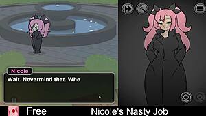 Nicole's nasty job turns intensely erotic