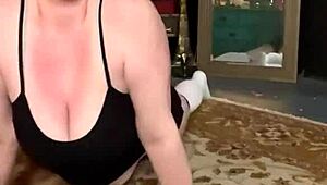 happy milfmonday during poweroutage blackout showing flexibility