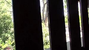 This dirty old man faced off against a cute redhead, ripping her clothes for passionate one-on-one sex with moans and wet pussy orgasms.