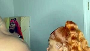 Ebony beauties ride monster cocks in doggystyle creampie compilation