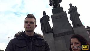 hunt4k สาวอวบจอสลีนซ์เย็ดแลกเงินกลางที่สาธารณะ