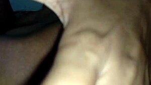 Shaved Tight Pussy Creampied by Amateur Friend's Hand