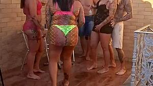 Latina Milf With Big Ass Rides Tattooed Cock