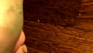 enjoying a foot licking session