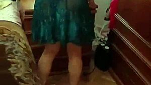 Cogiéndo A Lo Bestia A Mi Suegra Mientras Mi Novia Duerme Y La Lleno De Semen