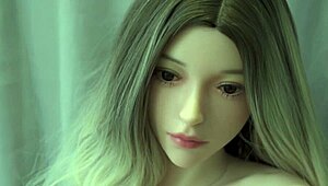 blonde yjl sex doll with big tits and sexy pussy gets fucked passionately