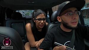 Why lick Hungarian bisexual pussy in the car when Canadian Sheila Ortega bends over for more?