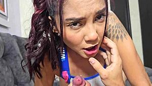 Puerto Rican bombshell Pixie Small's intense scene with stepdad