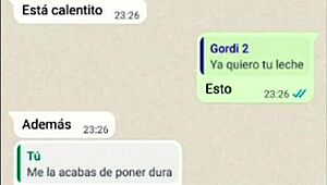 My latina girlfriend tries the cum and loves it on web chat 😍